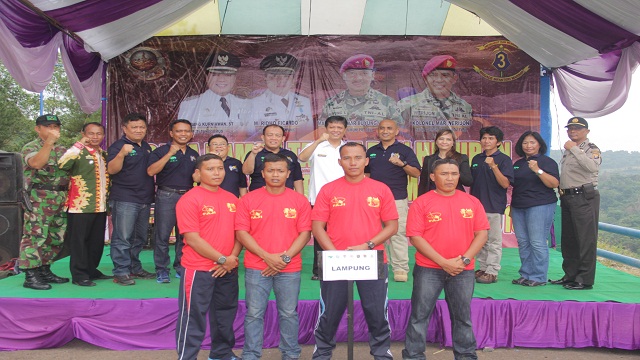 Brigif-3 Marinir Dan Faji Pemprov Lampung Gelar Kejuaraan Arung Jeram Tingkat Nasional