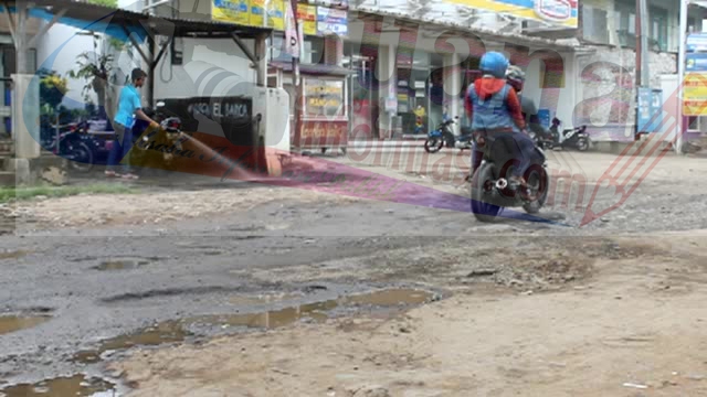 Jalan Raya Kedondong Luput dari Perhatian Pemprov Lampung