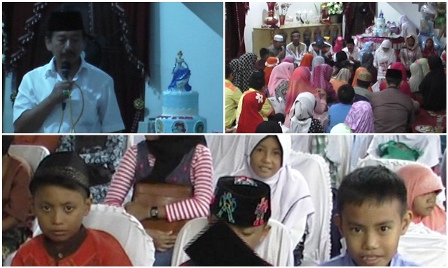 Ratusan Anak Yatim Menghadiri Ulang tahun Aisyah