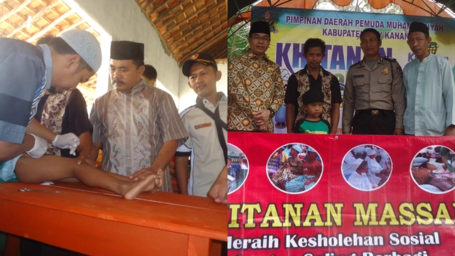 Antusias Warga Dalam Rangka Khitanan Masal