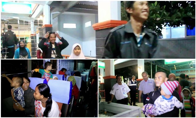 Ratusan Pemudik Lansia Dan Anak-Anak Diangkut Bus Khusus Murah