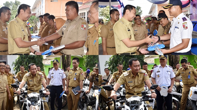 Penyerahan 128 Unit Kendaraan Oprasional