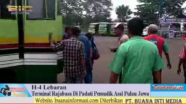 H-4 Lebaran, Pemudik Memadati Terminal Raja Basa