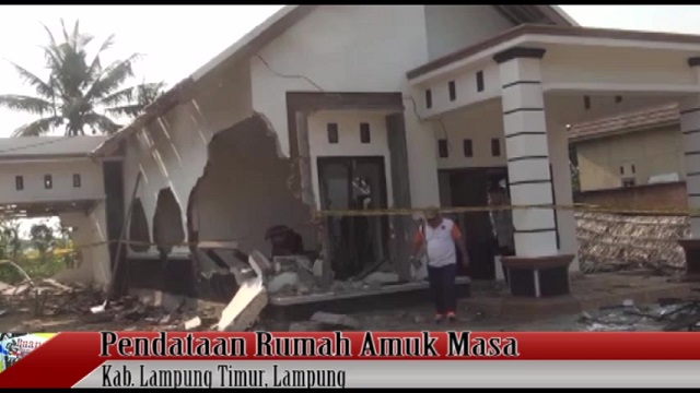 Pendataan Rumah Amuk Masa