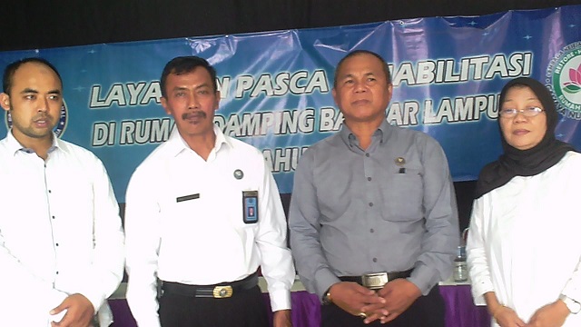 Rumah Damping dan BNN Lampung Buka Pelayanan Paska Rehab Tahap II