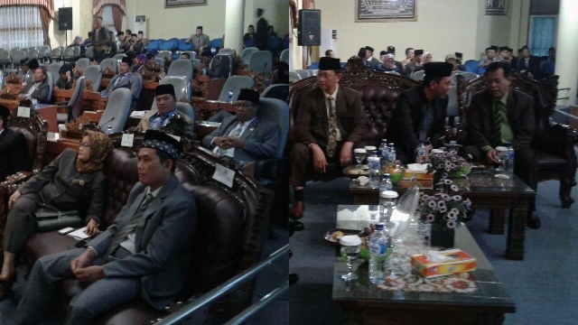Antusias Para Peserta Rapat Mendengar Pidato Presiden RI
