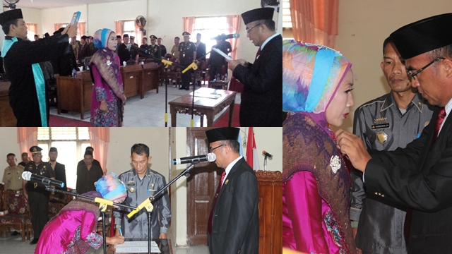 Pelantikan dan Pengucapan Sumpah Sumiati