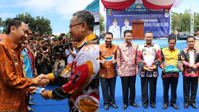 Lampura Terima Bantuan Stimulan Perumahan Swadaya
