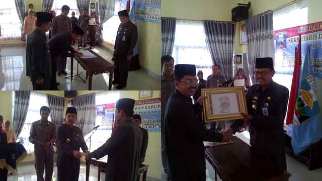 Serah Terima Jabatan Sekdakab