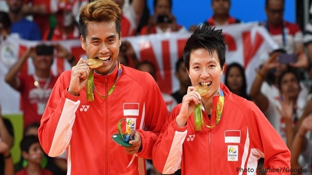 Tantowi/Liliyana Sabet Medali Emas di Olimpiade Rio 2016