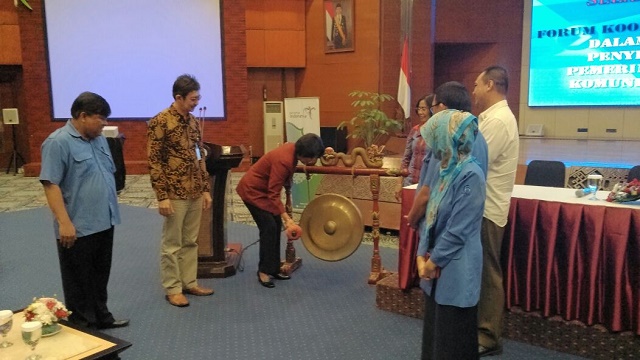 Sekda Lambar Hadiri Forkom Pusat dan Daerah