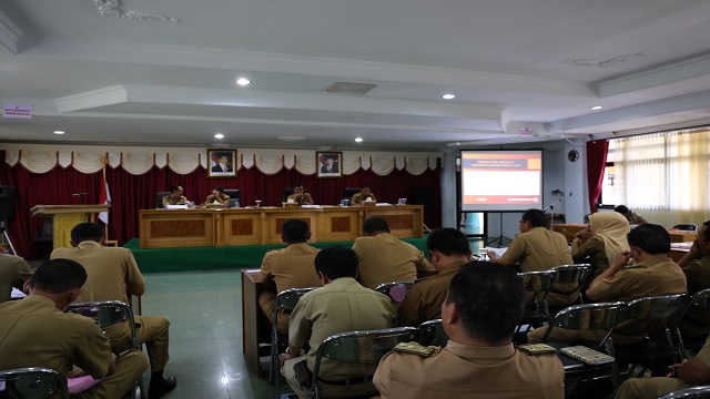 Asisten II Buka Rakor POP Triwulan Ke III