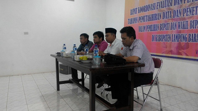 Rakor Pengawasan Pemutakhiran Data dan Daftar Pemilih