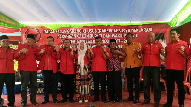 PDI Perjuangan Gelar Rakercabsus Mesuji