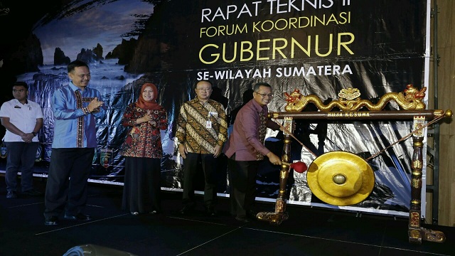 Rapat Teknis II Forum Koordinasi Gubernur Se-Wilayah Sumatera,Pemprov Targetkan Penurunan Angka Kemiskinan
