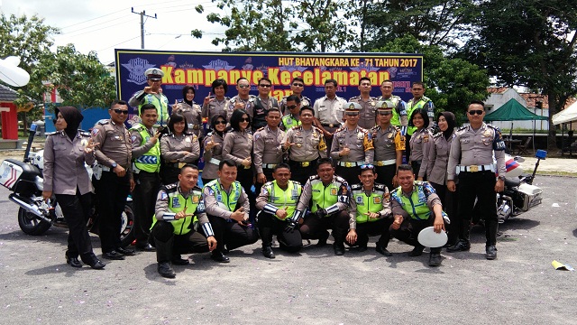 Kampanye Keselamatan dan Safety Riding Polres Lampung Timur