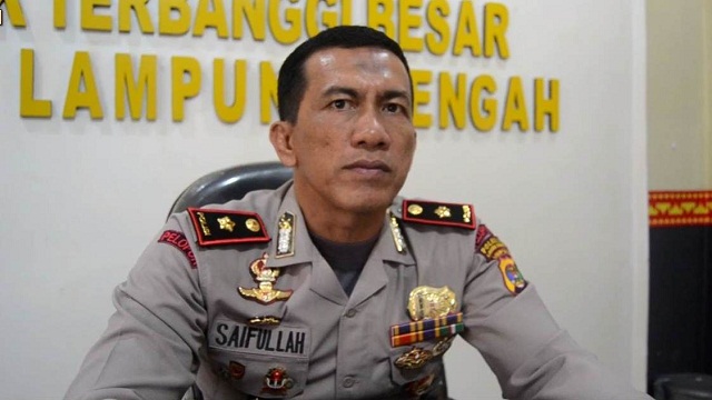 Kompol Saifullah, Kapolsek Terbanggi Besar