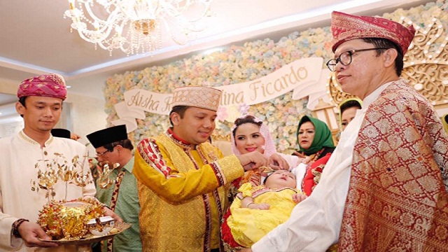 Gubernur Lampung Gelar Tasyakuran Akikah Aisha Ratu Medina Ficardo