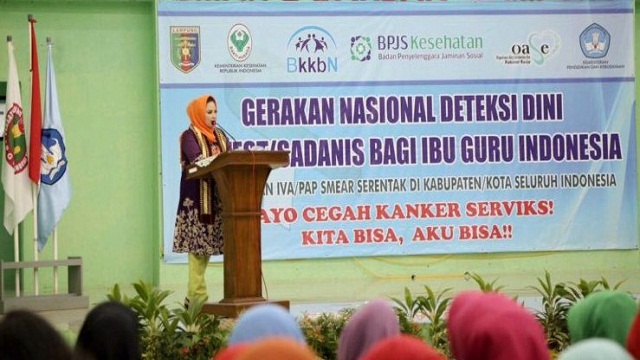 Provinsi Lampung Dapatkan Penghargaan Nasional Jumlah Pemeriksaan IVA Test dengan  Kenaikan Tertinggi se-Indonesia