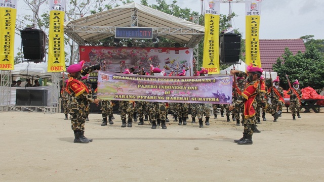 Brigif-3 Marinir Terima Acara Kopdarnas 4 Pajero Indonesia One 2017