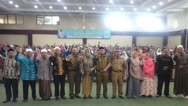 600 Peserta Santriwan dan Santri Wati Lampung Ikuti Validasi Hafidzh dan Hafidzah