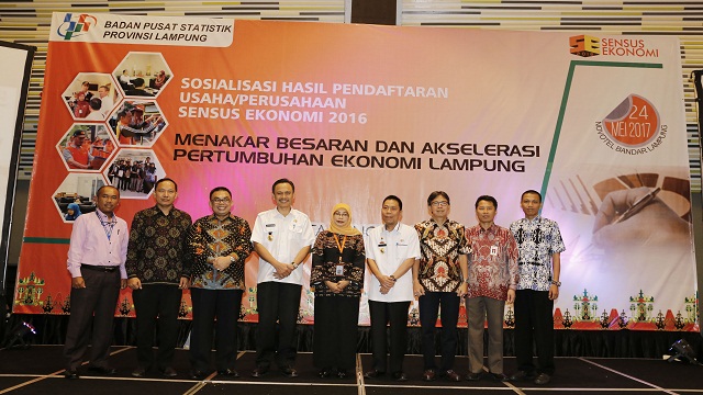 Pemprov Lampung Yakin Sensus Ekonomi 2016 Mampu Mengakselerasi Pembangunan Ekonomi Di Lampung