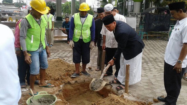 Perindah Masjid Istiqlal Bandarjaya, Pemkab Lamteng Gelontorkan Rp 5,2 Miliar