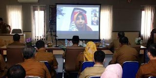 Bupati Lampura Ikuti Rakor Monitoring & Evaluasi Pencegahan Korupsi Terintegrasi Secara Virtual