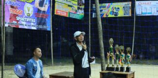 Kapolres Tubaba Membuka Turnamen Bola Voli Cup 2023, Sambut Hari Bhayangkara Ke-77.