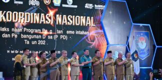 Bupati Pesawaran Menghadiri Acara Rapat Koordinasi Nasional Kick Of Program Penguatan P3PD Tahun 2023