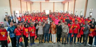 Ketua Tim PKK Kab. Pesawaran Melakukan Upaya Pencegahan Stunting Dengan Menggalakan GEMARIKAN