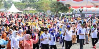 Sebagai Pucak Kegiatan Memperingati HBA ke-63, Ratusan Goweser Ikut Meramaikan Dan senam Masal HBA