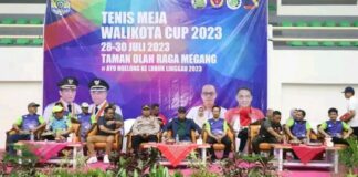 Wawako Buka Turnamen Tenis Meja Wali Kota Cup 2023