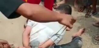 Aksi Dipergoki Warga, Tersangka Curanmor Dihakimi Massa