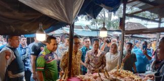 Wamendag RI, Meninjau Bapok Di Pasar Bukit Sulap Lubuklinggau