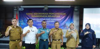 Tingkatan Pengawasan Sektor Kelautan, Pemprov Lampung Berkomitmen Jaga Ketertiban Pelaku Usaha Dan Kelestarian Sumberdaya Kelautan