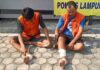 Polres Lampung Selatan Berhasil Mengamankan Dua Pelaku Pembegalan Mobil Travel Di Lampung Selatan