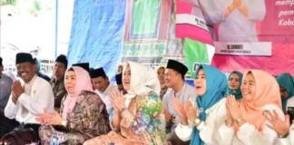 Bupati Musirawas Hj Ratna Machmud Hadiri Pengajian Forum Musi Rawas MANTAB Tahun 2023