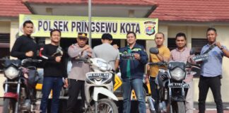 Polisi Berhasil Menangkap Pelaku Pencurian Motor Di RSUD Pringsewu
