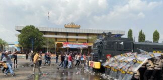 Polres Lampura Gelar Sispamkota Operasi Mantap Brata 2023-2024 Dalam Rangka Pengamanan Pemilu 2024