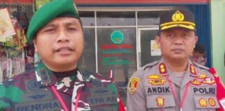 Personel Gabungan Fokus Pada Tiga Titik Vital Dalam Kunjungan Presiden Jokowi Ke Lampung Tengah