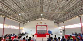 Lapas Kelas II Narkotika Menggelar Sidang TPP Kepada 83 Warga Binaan Masyarakat