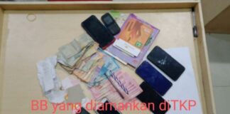 Polisi Mengamankan Dua Pelaku Penjual Judi Togel