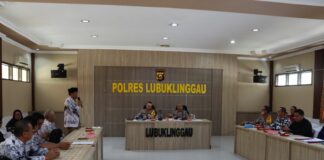 Kapolres AKBP Indra Arya Yudha,Terima Audiensi PGRI Kota Lubuklinggau