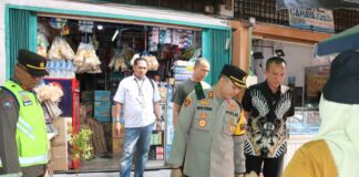 Kunjungi Pasar Inpres, Kapolres Lubuklinggau Sampaikan Pesan Kamtibmas Ke Pedagang