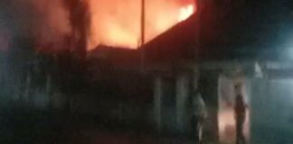 Di Duga ODGJ Penyebab Kebakaran Tiga Unit Rumah Di Teluk Betung Selatan