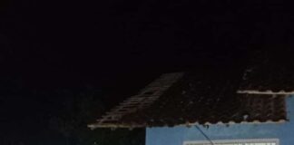 Kantor sekretariat Ajoi Dan 137 Rumah Di Tubaba Rusak Di Terjang Angin Puting Beliung