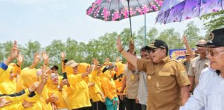 Panen Udang Di Tulang Bawang, Gubernur Arinal Dorong Pertambakan Udang Di Lampung Bangkit Dan Berjaya Kembali