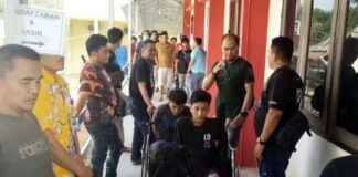 Aksi Baku Tembak, Polda Lampung Amankan Empat Pelaku Perampokan Di BRI Link Pesisir Barat