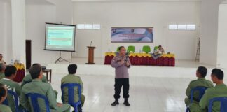 Polres Pringsewu Menggelar Acara Penyuluhan Dalam Rangka Pemilu 2024